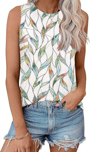 Zeagoo Long Tank Tops for Women Sleeveless Dressy Cute Summer Outfits Basic Going Out Clothes in Saudi Arabia