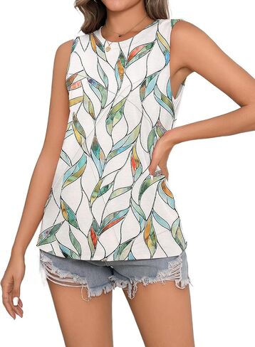 Zeagoo Long Tank Tops for Women Sleeveless Dressy Cute Summer Outfits Basic Going Out Clothes in Saudi Arabia