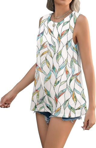 Zeagoo Long Tank Tops for Women Sleeveless Dressy Cute Summer Outfits Basic Going Out Clothes in Saudi Arabia