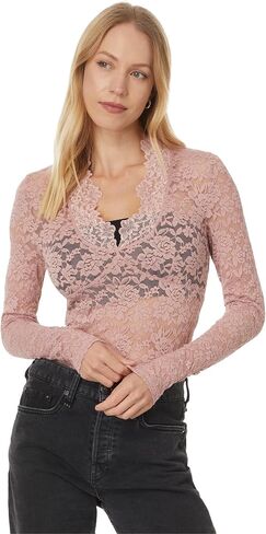 Free People Women's All Day Lace Long Sleeve in Saudi Arabia