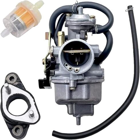 مكربن ​​إيرليريد TRX250 متوافق مع Honda TRX 250 Recon 1997-2001 TRX250TM TRX250TE 2002-2007 ATV Carb TRX250 Carb وأنبوب السحب in Kuwait