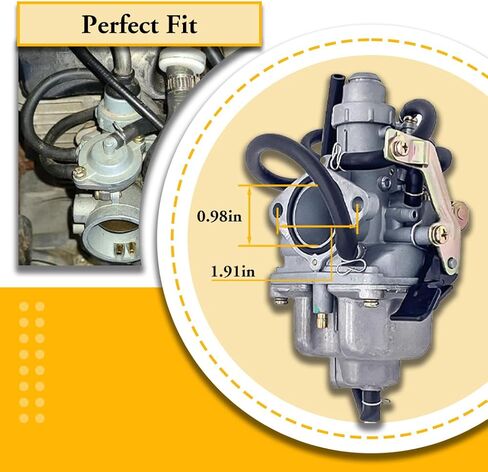 مكربن ​​إيرليريد TRX250 متوافق مع Honda TRX 250 Recon 1997-2001 TRX250TM TRX250TE 2002-2007 ATV Carb TRX250 Carb وأنبوب السحب in Kuwait