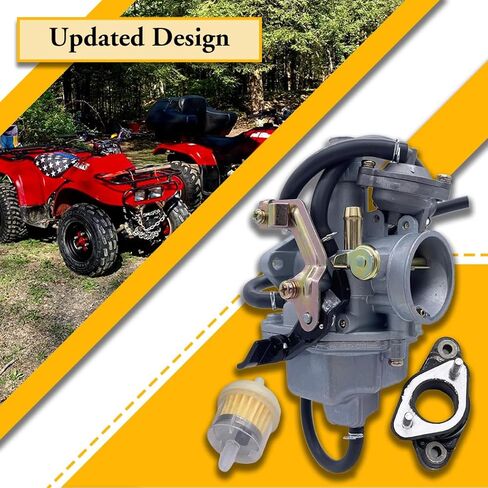 مكربن ​​إيرليريد TRX250 متوافق مع Honda TRX 250 Recon 1997-2001 TRX250TM TRX250TE 2002-2007 ATV Carb TRX250 Carb وأنبوب السحب in Kuwait