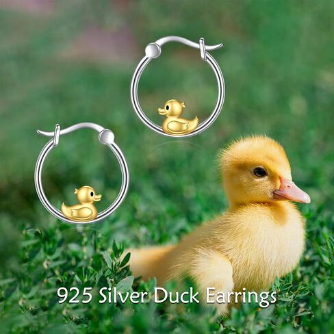 CRMAD Highland Cow/Hummingbird/Ladybug/Duck/Capybara/Rabbit/Seal/Crocodiles/Penduin Earrings for Women Sterling Silver Animal Jewelry in Saudi Arabia