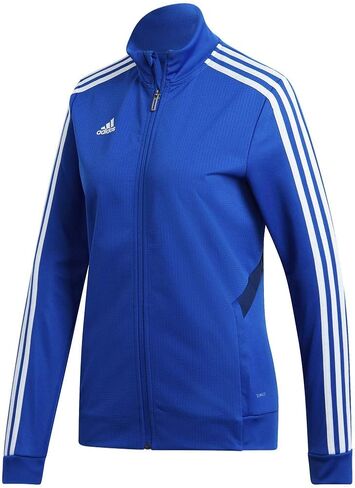 سترة تدريب للسيدات من adidas Tiro 19، باللون الأزرق الغامق/الأزرق الداكن/الأبيض، مقاس صغير in Saudi Arabia