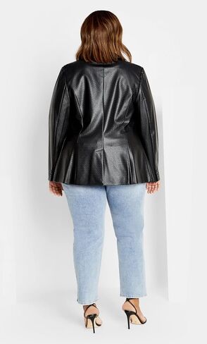 City Chic Women's Fallon Pu Jacket in Saudi Arabia