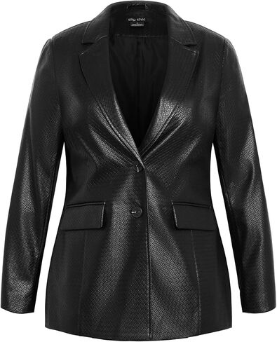 City Chic Women's Fallon Pu Jacket in Saudi Arabia