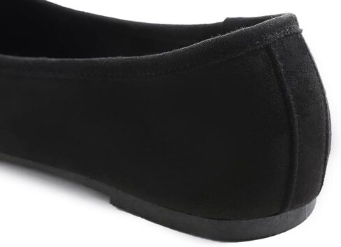 FEVERSOLE Women's Ultra Soft Colorful Memory Foam Cushioned Faux Suede Home Ballet Flats in Saudi Arabia