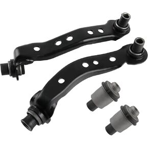 4pcs Full Subframe Crossmember Bushing and Arm Set 54400EL000 Compatible with Nissan Versa 2007-2012#54400-EL000, RK641723, RK641724 Suspension Control Arm Bushing Replacement