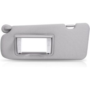 Driver Left Side Sun Visor with Makeup Mirror Compatible with Honda CR-V 2017-2022 Replace# 83280-TLA-A62 83280-TLY-H11ZB Gray
