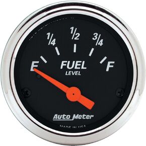 Auto Meter 1422 Designer Black Fuel Level Gauge