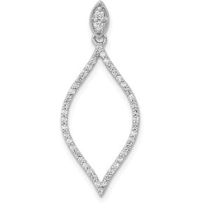 Avariah 14k White Gold 1/4ct. Diamond Pendant 0"