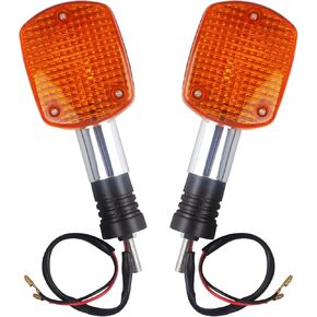 2 Pcs 12V Motorcycle Turn Signals Blinker Light Aftermarket Replacement Accessory Fit for Honda Shadow VTX Steed Rebel Magna 250 400 750. (2 Pcs)