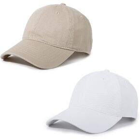Unisex Cotton Baseball Cap Plain Blank Dad Hat Adjustable Vintage Solid Hat