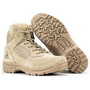 RYNO GEAR Tactical Combat Military Boots with CoolMax Lining, Contrast Stitching and Slip Resistant Sole