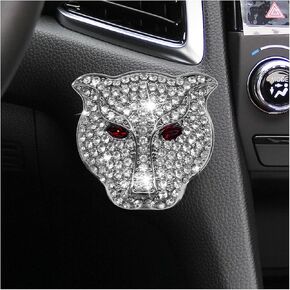 Bling Car Engine Start Stop Button Cover, Zinc Alloy Start Button Protector, Crystal Rhinestone Anti-Scratch Ignition Switch Cover, Universal Car Interior Decor Accessories (Red Eye)