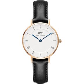 Daniel Wellington Petite Roman Numerals 28mm Women's Watch, Rose Gold Watch for Women
