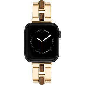 Anne Klein Gemstone Fashion Bracelet for Apple Watch, Secure, Adjustable, Apple Watch Replacement Band, Fits Most Wrists