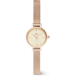 Daniel Wellington Petite Mini 19mm Women's Watch, Steinless Steel with Pvd Plated Rose Gold Rose Gold Watch for Women