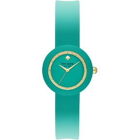 Kate Spade New York Women's Mini Park Row Blue Silicone Band Watch