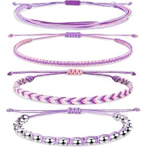 Long tiantian Boho Bracelets for Women Blue Friendship Bracelet Sunflower String Bracelets Cute Boho Handmade Braided Beach Ocean Waterproof Bracelet Christmas Gifts Stocking Stuffers