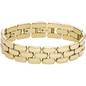Fossil Women's Arden Watch Links Gold-Tone Stainless Steel Chain Bracelet (Model: JF04784710)