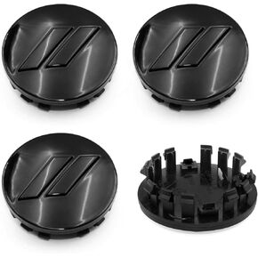 New 4PCS 63mm 2.5" // Slashes Hubcap Car Wheel Hub Center Cap for Charger Challenger Durango 2017-2022 with 20" Wheels 6CZ27DX8AA (Glossy Black and red)