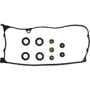 Valve Cover Gasket Set Replace 12341-PLC-000 12030-PLC-000 12030-PLC-010 VS50606R Compatible with 2001-2005 Engine 1.7L L4