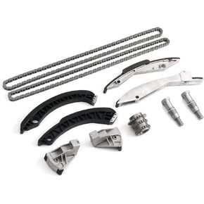 Crankshaft Gear Timing Chain Kit 4.4 4.8L, Fits for 2005-2010 550i, for 2001-up 735i, for 2005-up 740i 745i 750i X5 11317504468, 11311439552, 11317533462, 11317533479, 11317504471, N62B48A