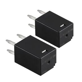 Micro Automotive Relay 12VDC 4Pins Compatible with Polaris RZR ACE Slingshot Scrambler Ranger Sportsman 2PCS Cooling Fan Relay Replace# 4011283 303-1AH-C-R1 U01