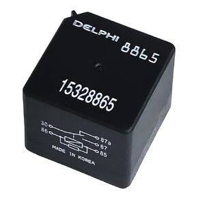 15328865 12VDC 40A 5Pins Relays Compatible with 5810-0201 96263403 12193602 12193602 5810-0201 12177234 with Resistor，Quick Connect