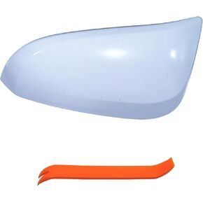 Passenger Right Side Mirror Cover Cap Compatible with Toyota Rav4 2015-2018 XLE SE LTD White