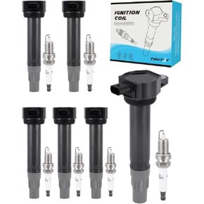 UF502 Ignition Coil 7781 Spark Plug For Chrysler 300 Sebring Town Country,For Dodge Avenger Challenger Charger Caravan Journey Magnum Nitro,For Vw Routan 2.7L 3.5L 3.7L 4.0L 2006-2011,6 PCS