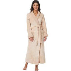 Natori womens Plush Sherpa Robe 52"
