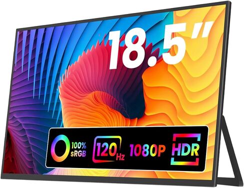 13.3inch OLED Portable Monitor for Laptop, Anti-Glare Ultra-Slim Gaming Monitor,1080P FHD HDR USB-C HDMI Plug&Play External Monitor for Laptop Mac PC Phone Switch PS4/5 Xbox in Saudi Arabia