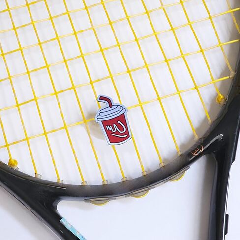 Tennis Dampener Cute/Funny 5~10 Pack Tennis Racket Vibration Dampener Soft Silicone Tennis Racquet Shock Absorbing Tennis Damper Tennis Racket Shock Absorber in Saudi Arabia
