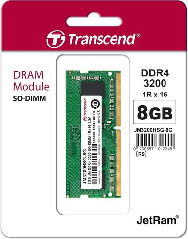 Transcend DDR4 DRAM Module (JetRam) 3200 Mbps 16GB (JM3200HSB-16G) in Saudi Arabia