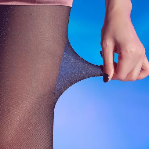 Verdancy Plus Size Women’s Sheer Crotchless Pantyhose Shimmery Stockings for 264lbs Footed High Waist Tights in Saudi Arabia