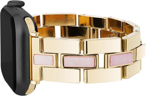 Anne Klein Gemstone Fashion Bracelet for Apple Watch, Secure, Adjustable, Apple Watch Replacement Band, Fits Most Wrists in Saudi Arabia