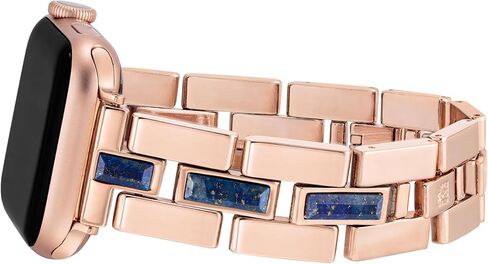 Anne Klein Gemstone Fashion Bracelet for Apple Watch, Secure, Adjustable, Apple Watch Replacement Band, Fits Most Wrists in Saudi Arabia