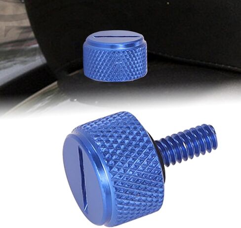 Rear Fender Seat Bolt Tab Screw Compatible for Harley Davidson Touring Sportster Street Glide Softail Dyna 1996-2021 (Blue) in Saudi Arabia