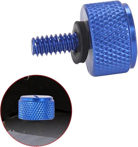 Rear Fender Seat Bolt Tab Screw Compatible for Harley Davidson Touring Sportster Street Glide Softail Dyna 1996-2021 (Blue) in Saudi Arabia