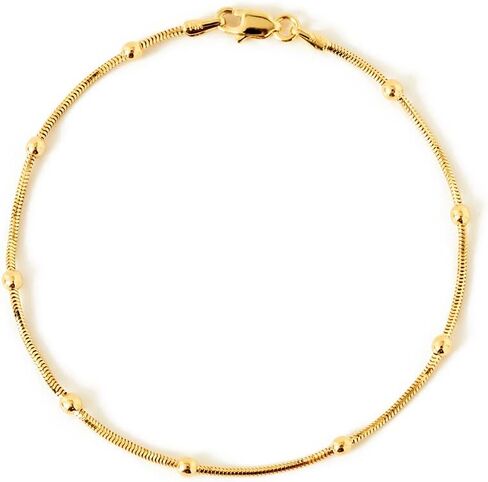 سوار GELIN Ball Bead Station من الذهب الخالص عيار 14 قيراط in Kuwait