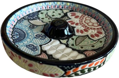 Incense Holder Talavera Handmade Mexican Talavera-Style Ceramic Incense Holder, Multicolor Incense Holder Sticks Incense Holder Cone Incense Holder Large Sticks in Saudi Arabia