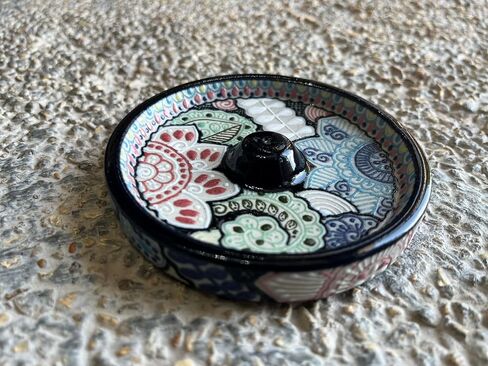 Incense Holder Talavera Handmade Mexican Talavera-Style Ceramic Incense Holder, Multicolor Incense Holder Sticks Incense Holder Cone Incense Holder Large Sticks in Saudi Arabia