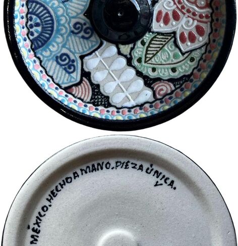 Incense Holder Talavera Handmade Mexican Talavera-Style Ceramic Incense Holder, Multicolor Incense Holder Sticks Incense Holder Cone Incense Holder Large Sticks in Saudi Arabia