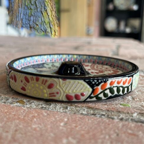 Incense Holder Talavera Handmade Mexican Talavera-Style Ceramic Incense Holder, Multicolor Incense Holder Sticks Incense Holder Cone Incense Holder Large Sticks in Saudi Arabia