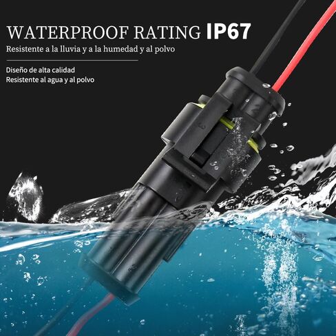 Waterproof Automotive Electrical Connector Terminals Wire Plug Kit 1/2/3/4/5/6 Pin Car Connectors Male Female Butt Quick Connect Way Disconnect in Saudi Arabia