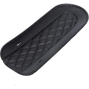 Black Vinyl Leather Rear Fender Bib For Harley Touring 2008-2023