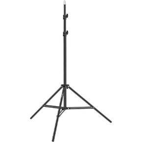 Neewer 6.23 Feet/190CM Aluminum Light Tripod Stands For Studio Kits, Photography Lights, Softboxes(Black,2 Pack)